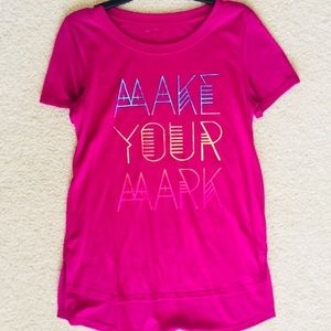 “Make Your Mark” Pink High Low T-Shirt